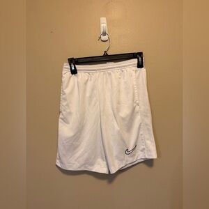 Nike Youth White Athletic Shorts